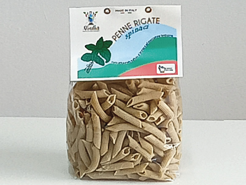 Penne rigate agli spinaci